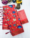 Mg 422 Handloom Weaving Digital Printed Sarees Wholesale Market In Surat